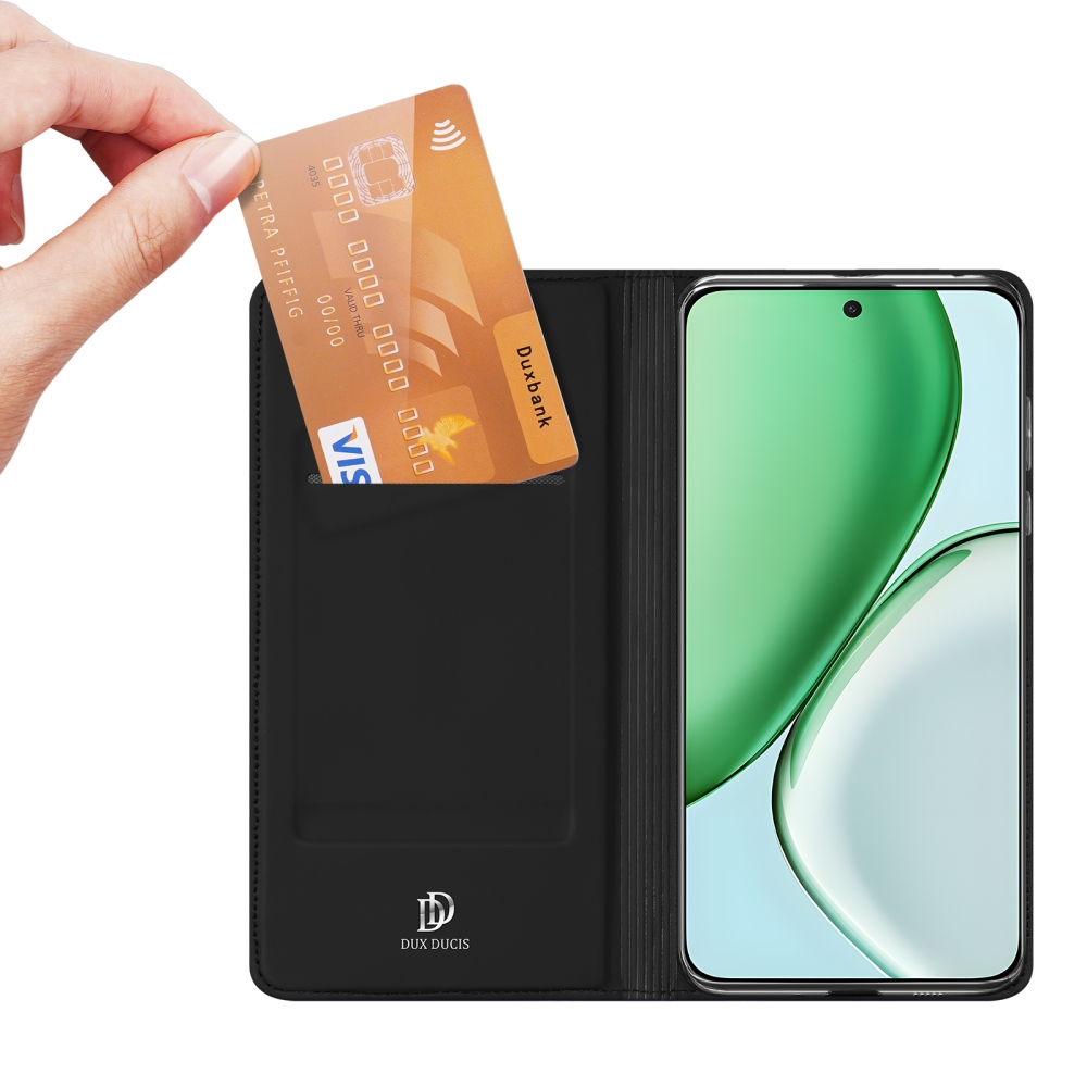 DUX knižkové puzdro na Honor Magic 8 Lite 5G - čierne