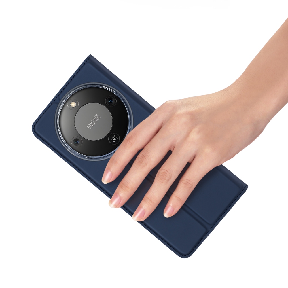 DUX knižkové puzdro na Honor Magic 8 Lite 5G - tmavomodré