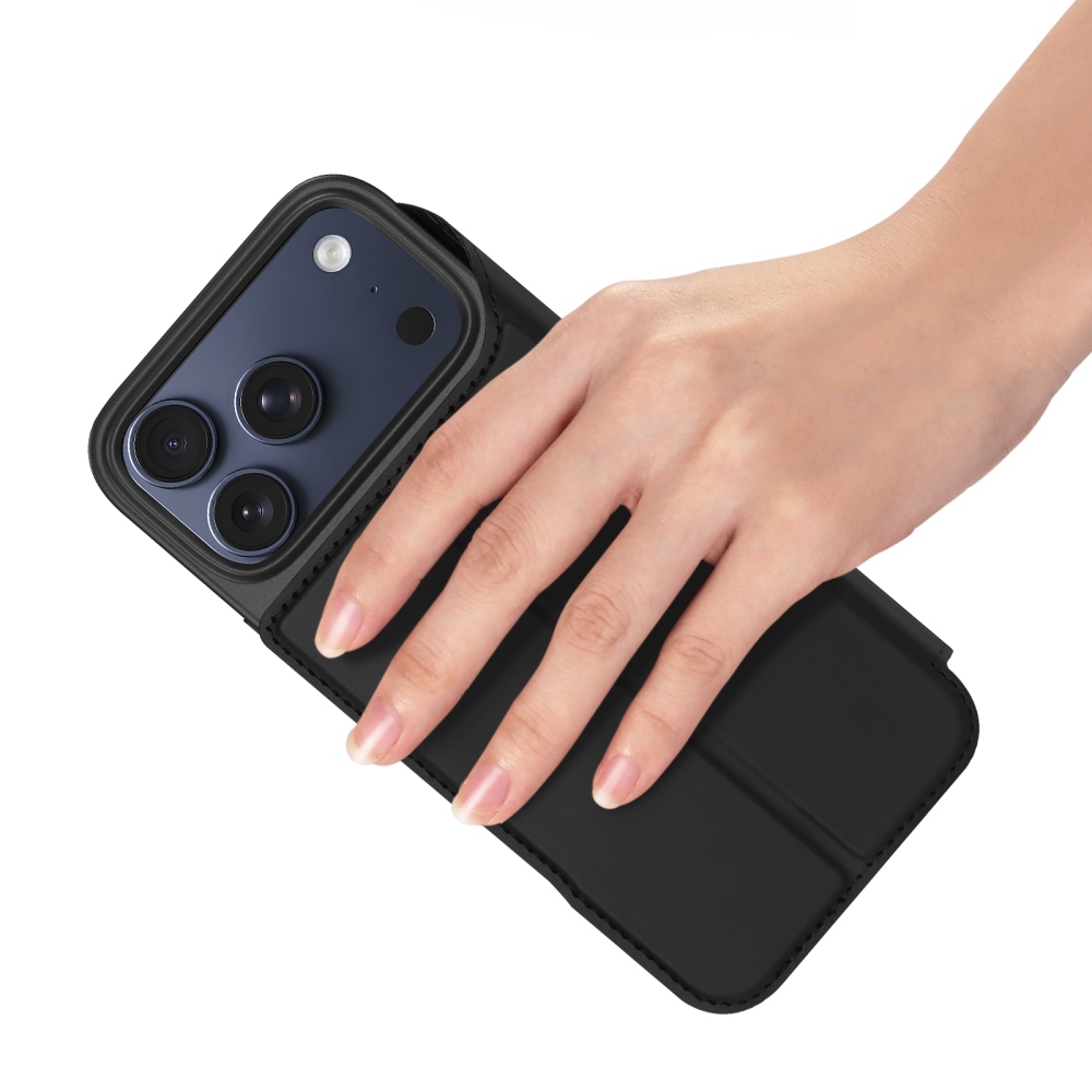 DUX knižkové púzdro na iPhone 18 Pro Max/17 Pro Max - čierny