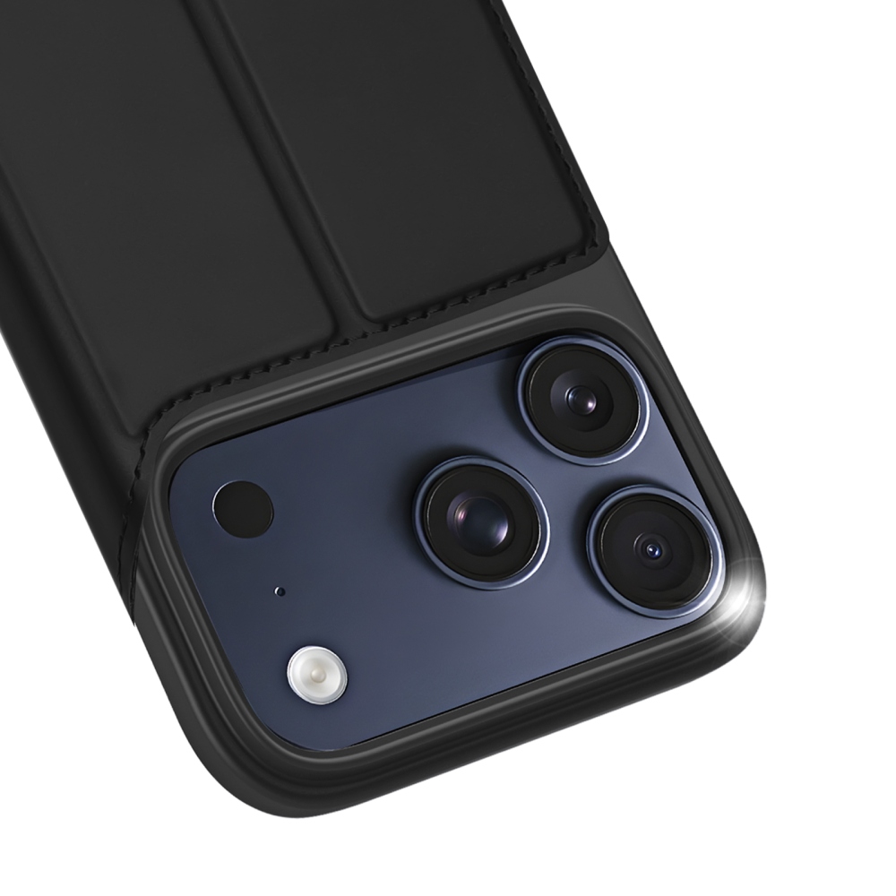 DUX knižkové púzdro na iPhone 18 Pro Max/17 Pro Max - čierny