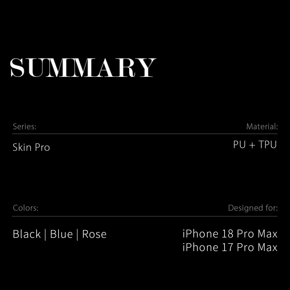 DUX knižkové púzdro na iPhone 18 Pro Max/17 Pro Max - čierny