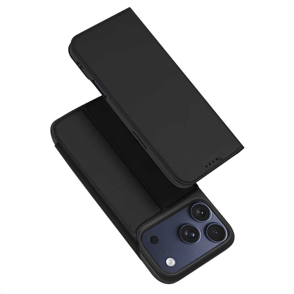 DUX knižkové púzdro na iPhone 18 Pro Max/17 Pro Max - čierny