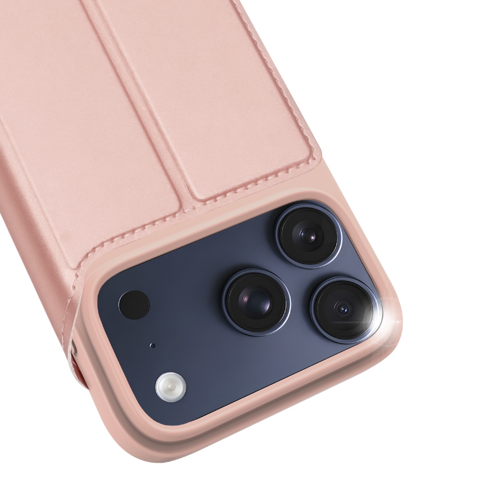DUX knižkové púzdro na iPhone 18 Pro Max/17 Pro Max - ružový