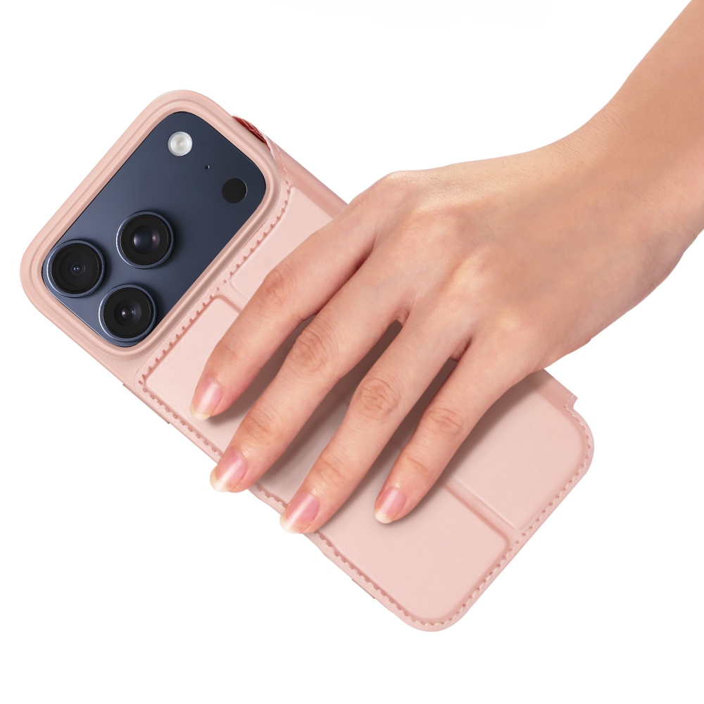 DUX knižkové púzdro na iPhone 18 Pro Max/17 Pro Max - ružový