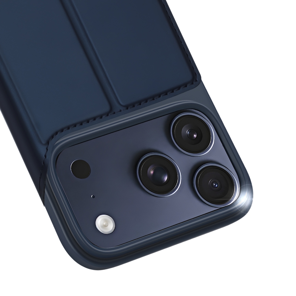 DUX knižkové púzdro na iPhone 18 Pro Max/17 Pro Max - tmavomodrý