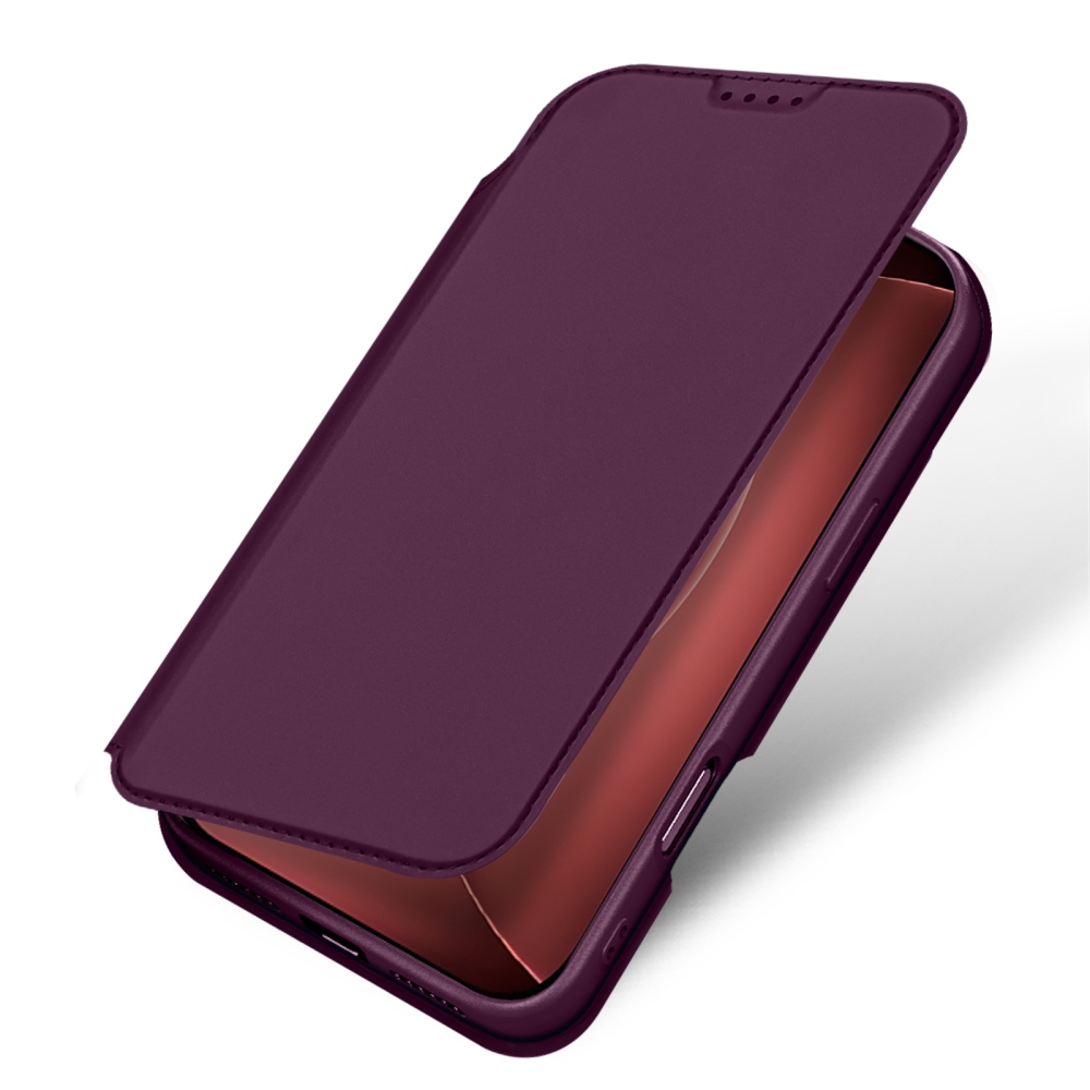 DUX knižkové púzdro na iPhone 18 Pro Max/17 Pro Max - vínový