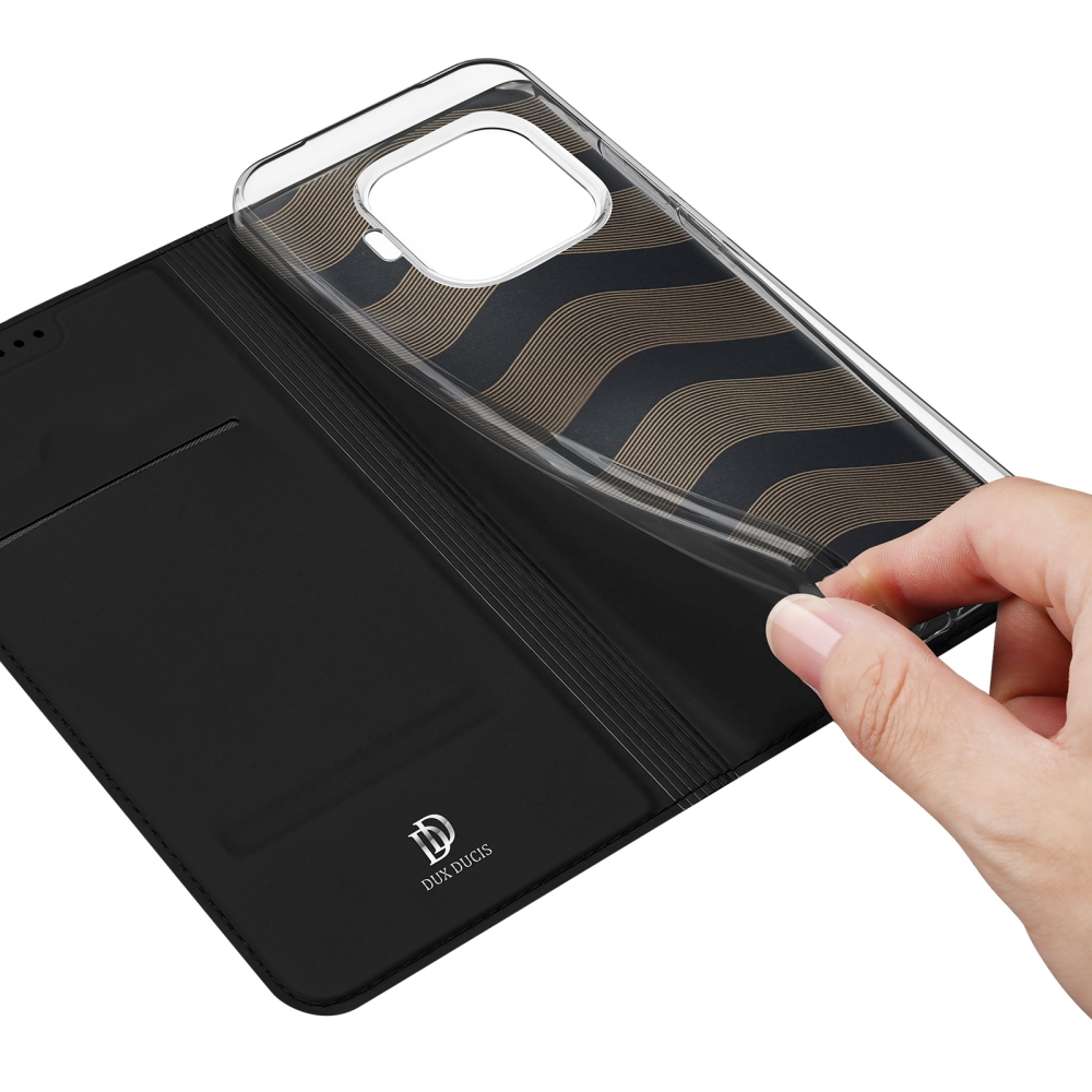 DUX knižkové púzdro na mobil Xiaomi 17T - čierne