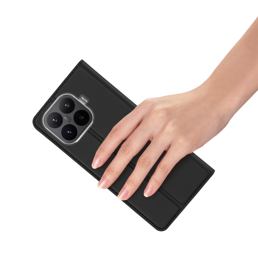 DUX knižkové púzdro na mobil Xiaomi 17T Pro - čierne