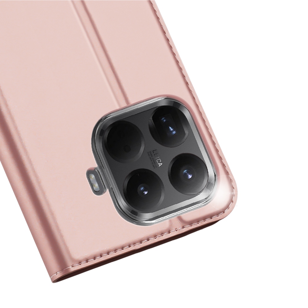 DUX knižkové púzdro na mobil Xiaomi 17T - ružovozlaté