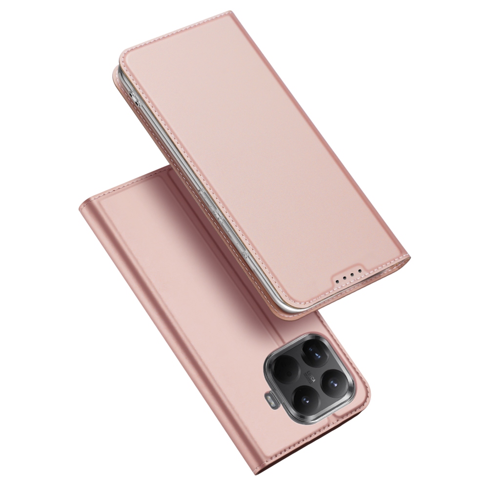 DUX knižkové púzdro na mobil Xiaomi 17T - ružovozlaté