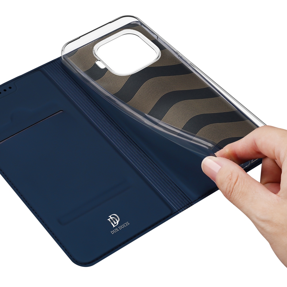DUX knižkové púzdro na mobil Xiaomi 17T - tmavomodré