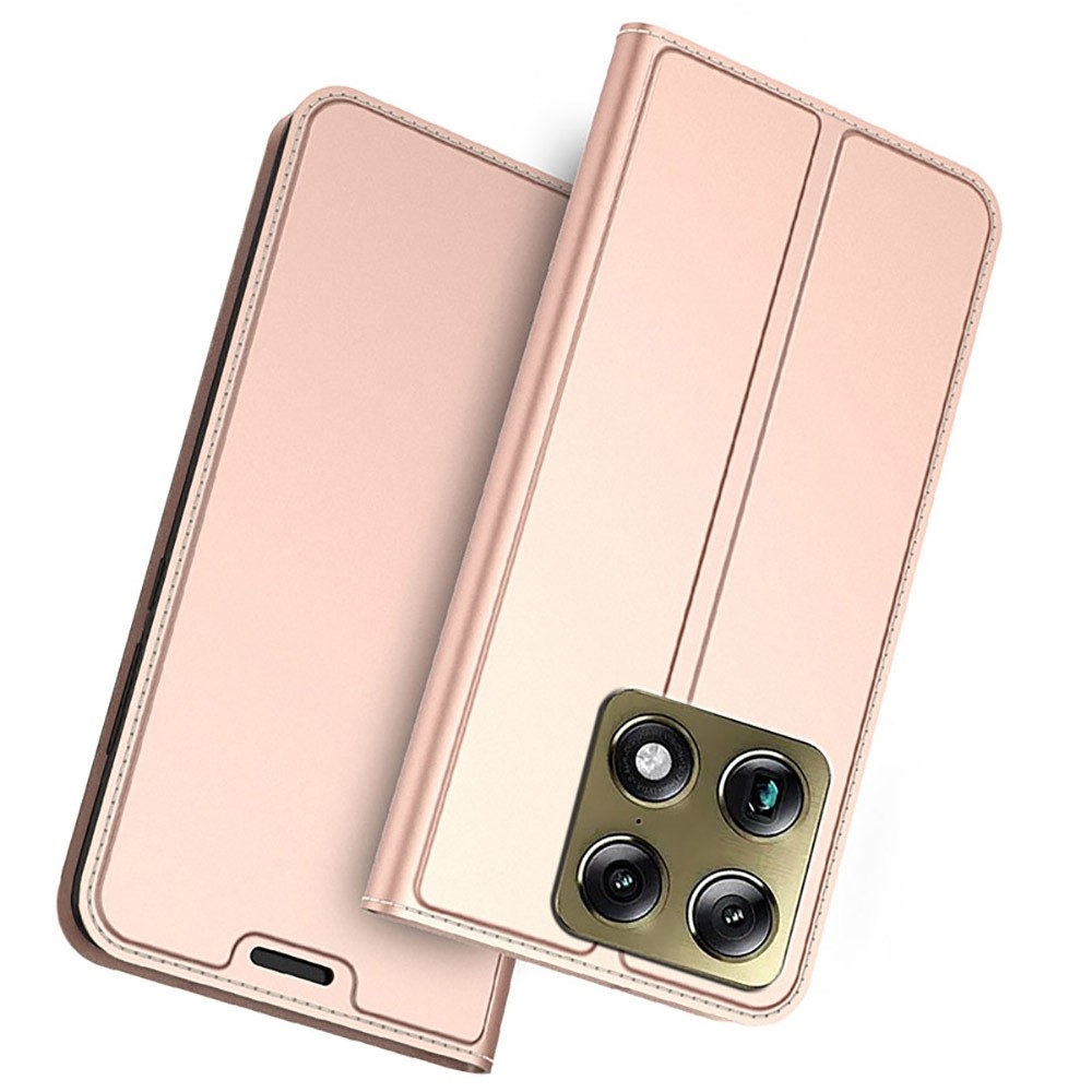 DUX knižkové púzdro na Motorola Signature 5G - ružovozlaté