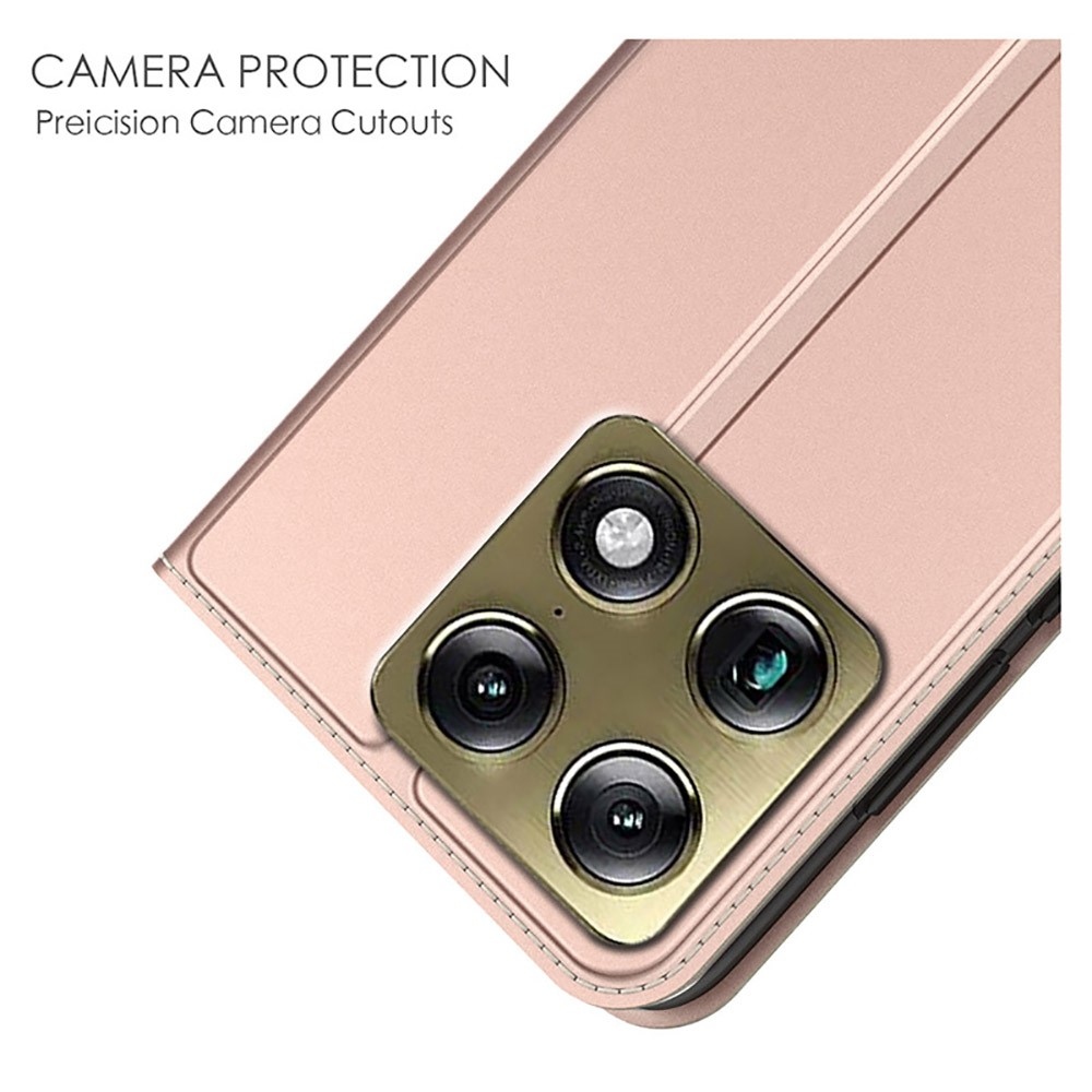 DUX knižkové púzdro na Motorola Signature 5G - ružovozlaté