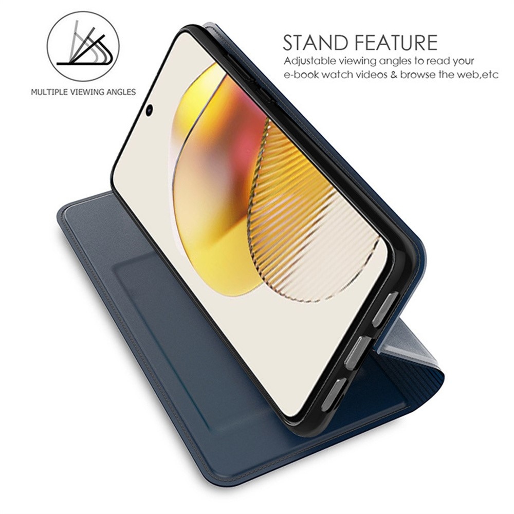 DUX knižkové púzdro na Motorola Signature 5G - tmavomodré