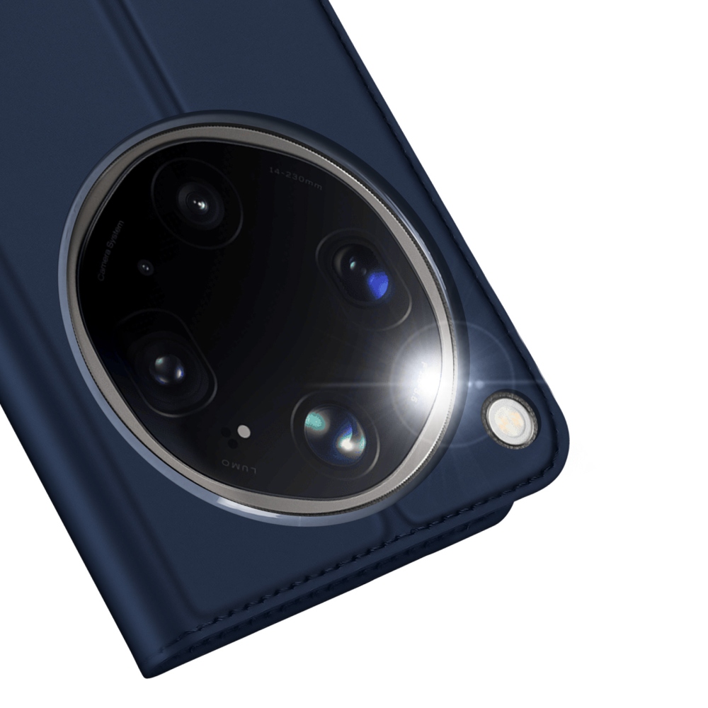 DUX knižkové puzdro na Oppo Find X9 Ultra 5G - tmavomodré