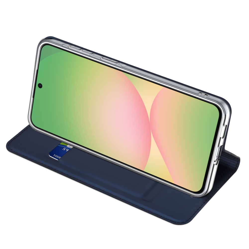 DUX knižkové púzdro na Samsung Galaxy A57 5G - tmavomodré