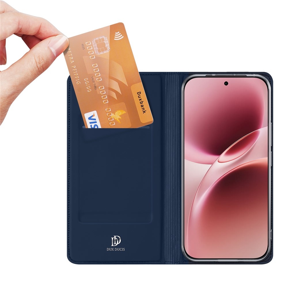 DUX knižkové puzdro na Vivo V70 5G - tmavomodré