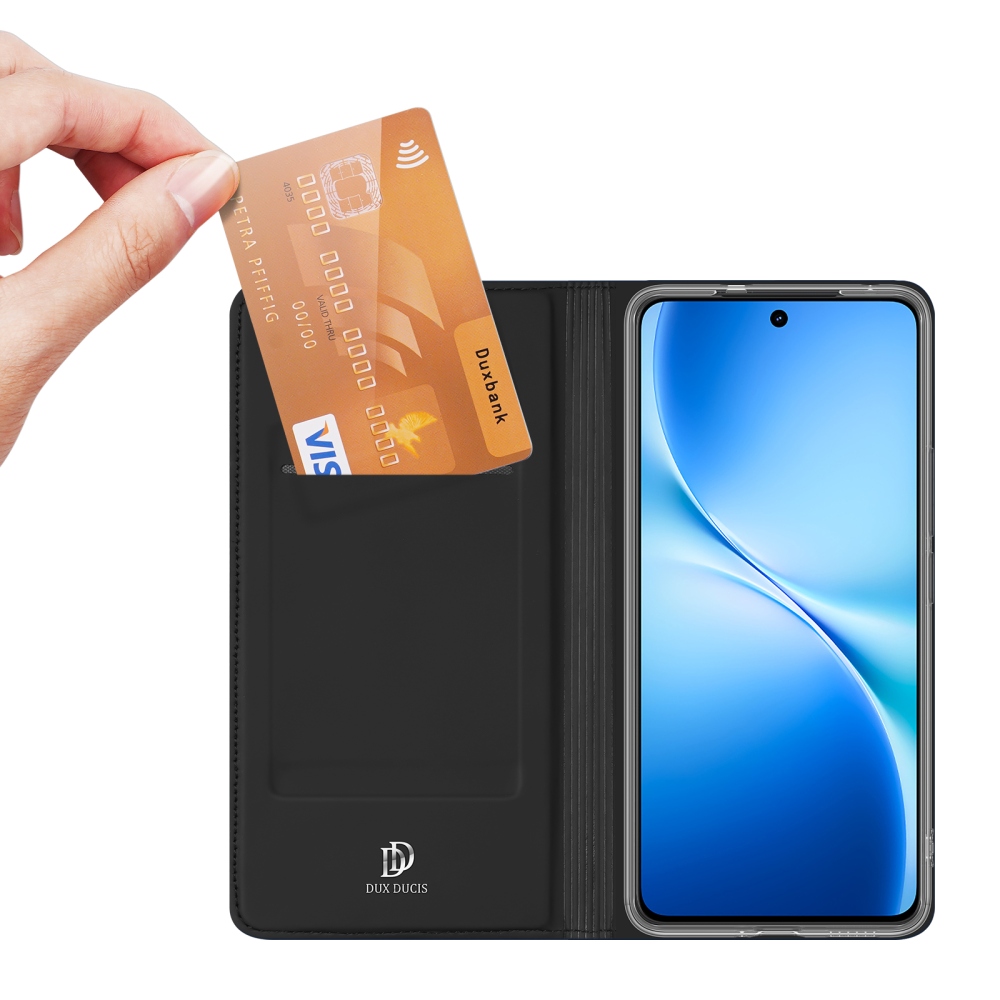 DUX knižkové puzdro na Vivo V70 Lite 5G - čierne