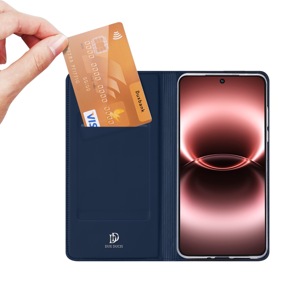 DUX knižkové puzdro na Vivo X300 Ultra 5G - tmavomodré