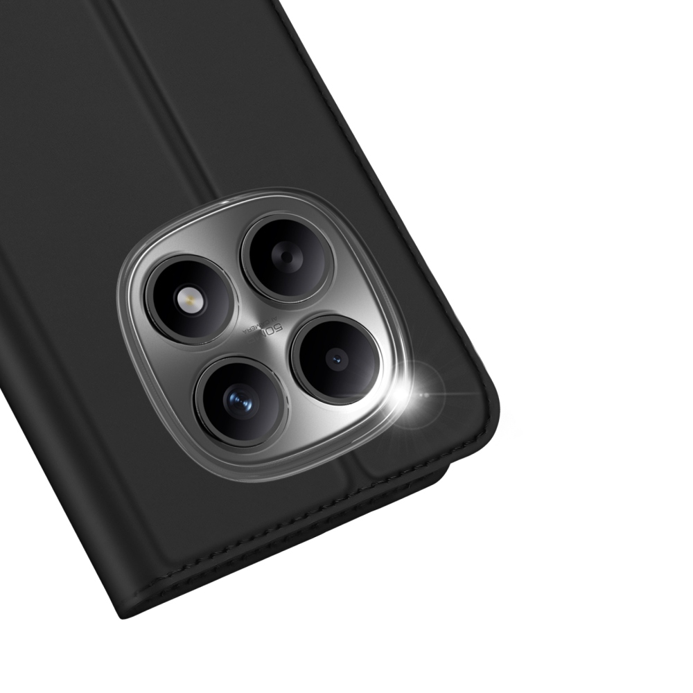 DUX knižkové puzdro na Xiaomi Poco M8 5G/Redmi Note 15 5G/Note 15 4G - čierne