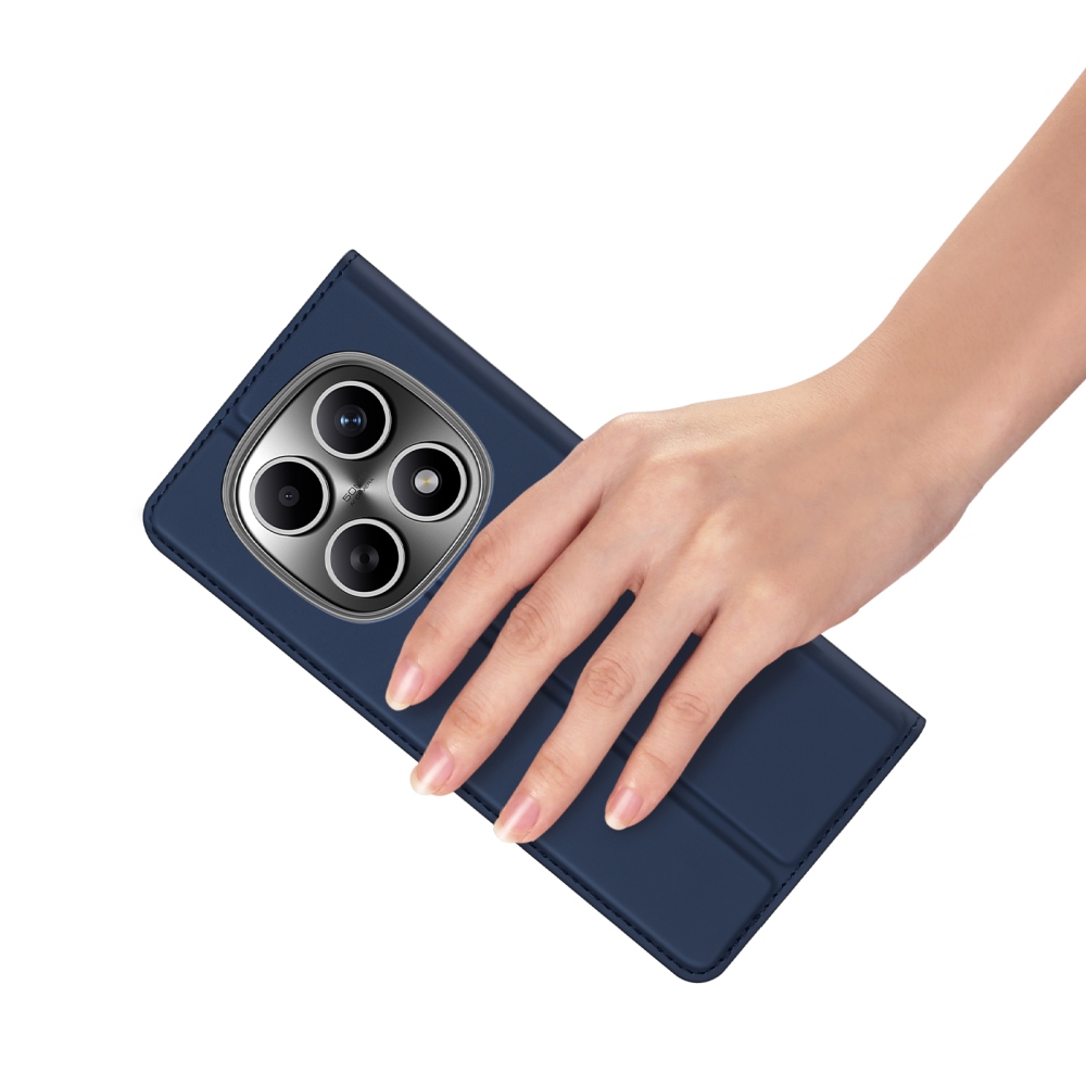 DUX knižkové puzdro na Xiaomi Poco M8 5G/Redmi Note 15 5G/Note 15 4G - tmavomodré