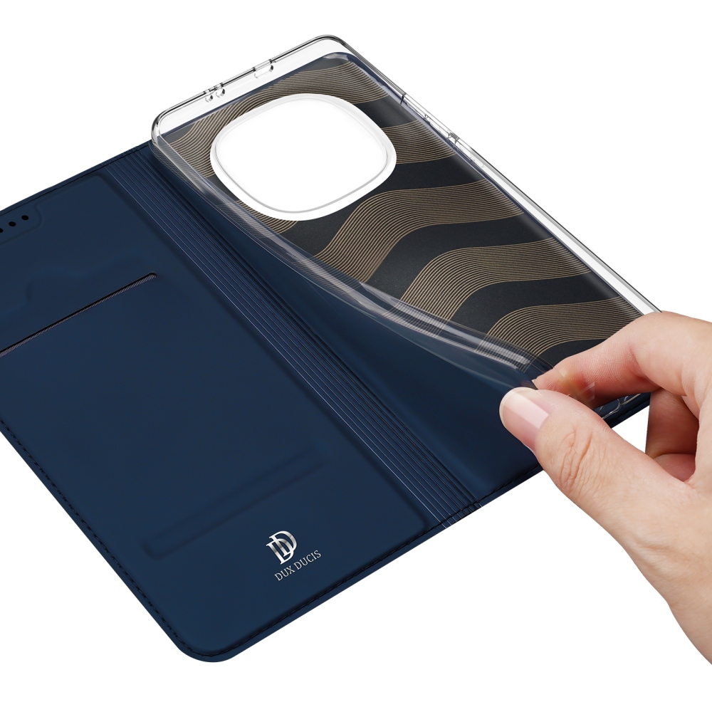DUX knižkové puzdro na Xiaomi Poco M8 5G/Redmi Note 15 5G/Note 15 4G - tmavomodré