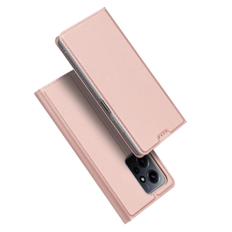 DUX knižkové puzdro na Xiaomi Redmi Note 12 4G - ružovozlaté