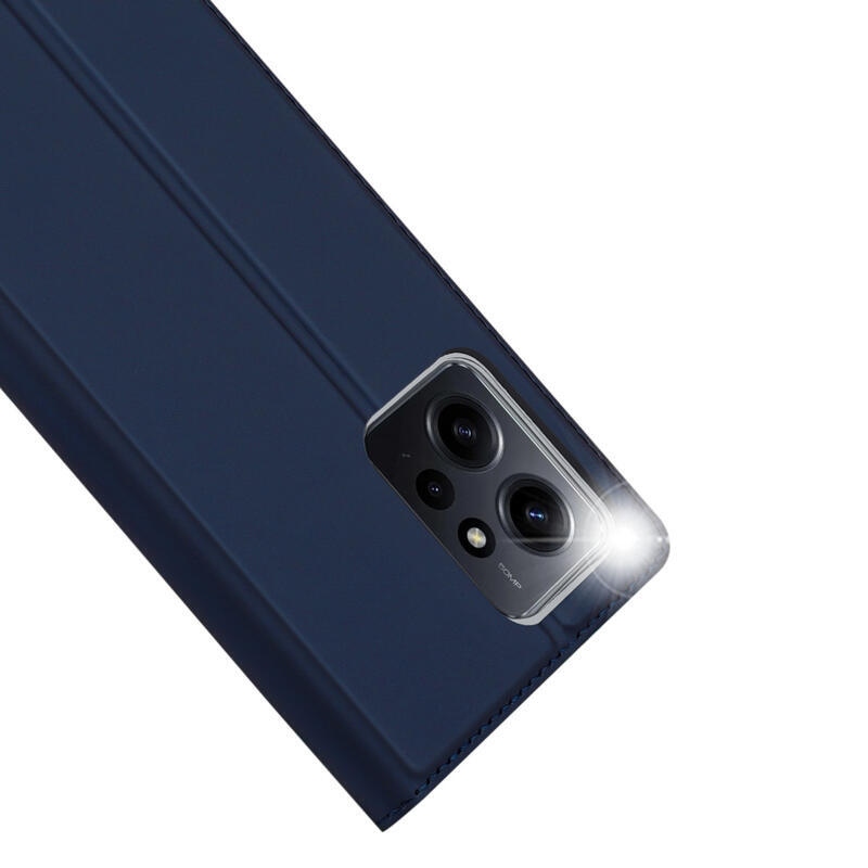 DUX knižkové púzdro na Xiaomi Redmi Note 12 4G - tmavomodré