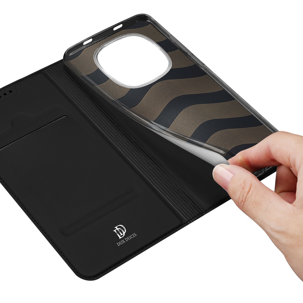 DUX knižkové puzdro na Xiaomi Redmi Note 15 Pro 5G - čierne