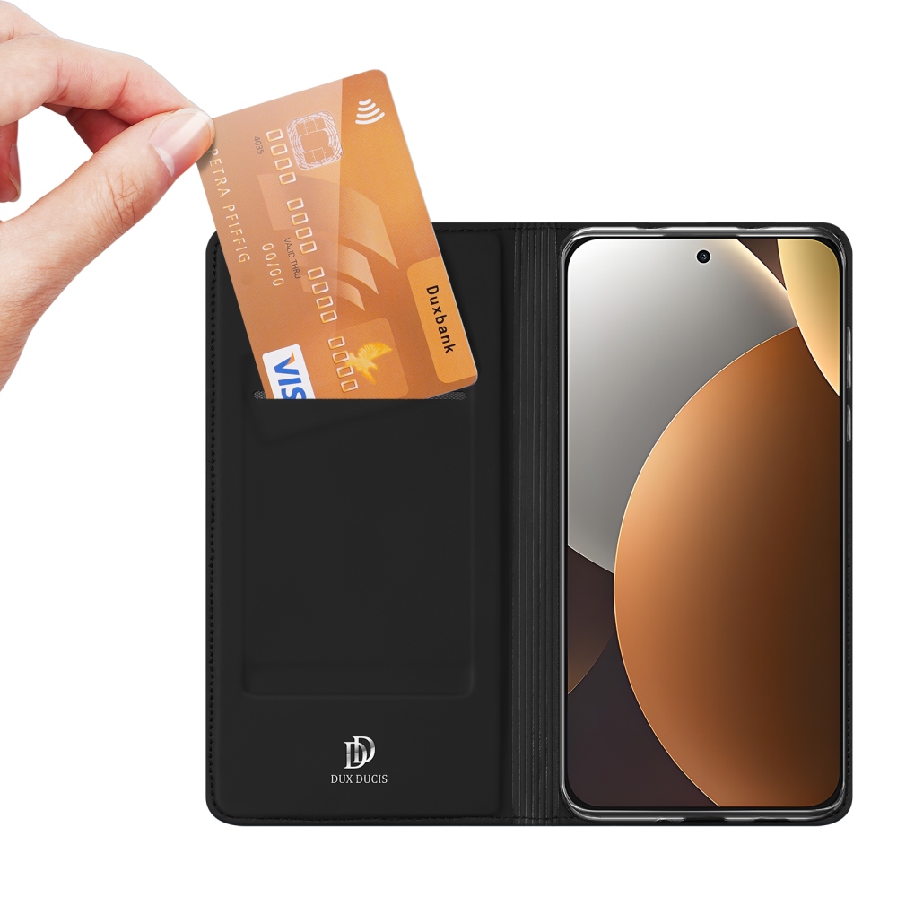 DUX knižkové puzdro na Xiaomi Redmi Note 15 Pro 5G - čierne