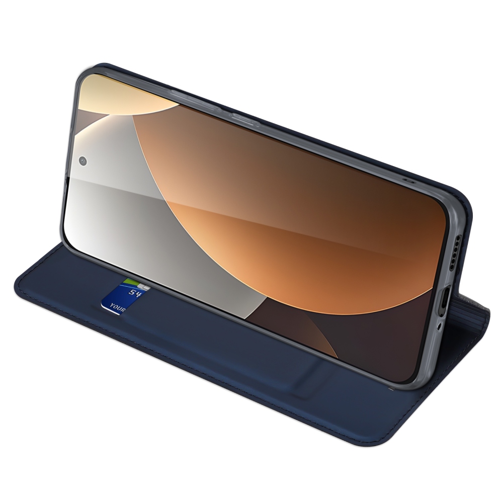 DUX knižkové puzdro na Xiaomi Redmi Note 15 Pro 5G - tmavomodré