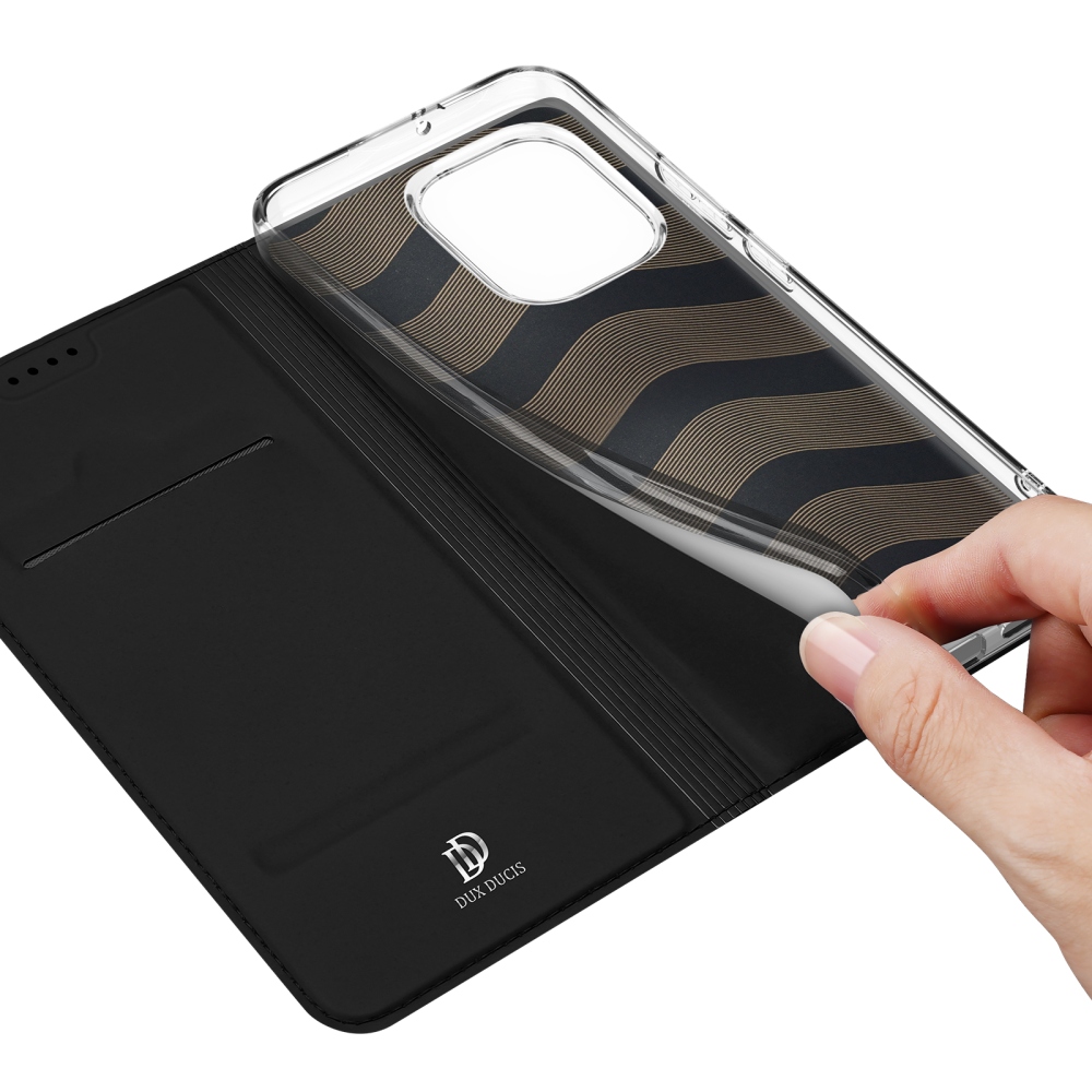 DUX knižkové púzdro na Xiaomi Redmi Note 17 4G/5G - čierne