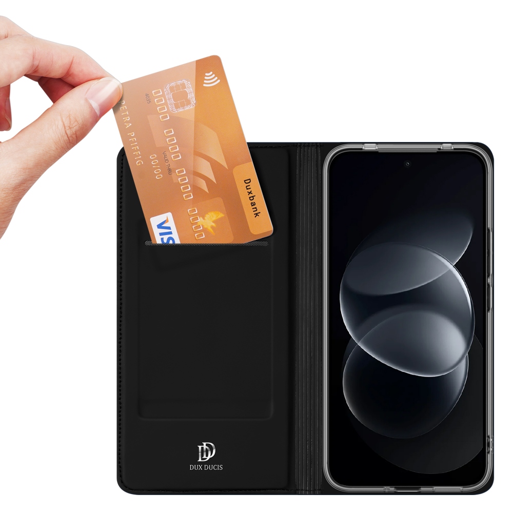 DUX knižkové púzdro na Xiaomi Redmi Note 17 Pro Max 5G - čierne