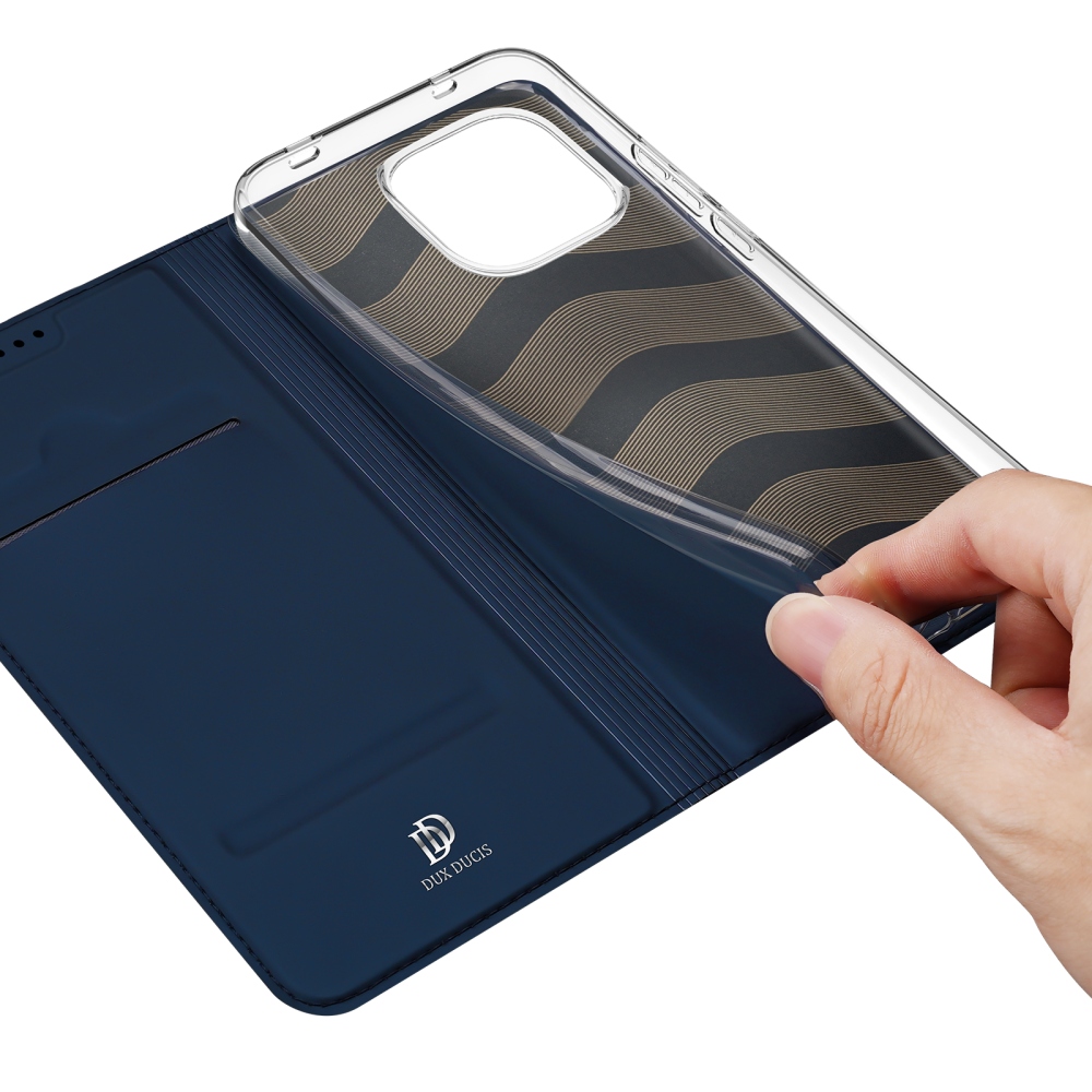 DUX knižkové púzdro na Xiaomi Redmi Note 17 Pro Max 5G - tmavomodré