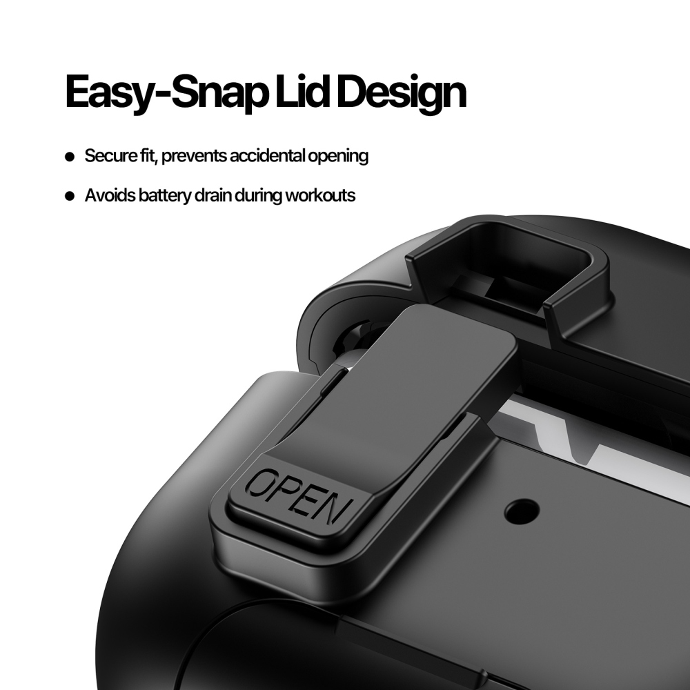 DUX odolný obal na Samsung Galaxy Buds3 FE/Buds3 Pro/Buds3 - čierny