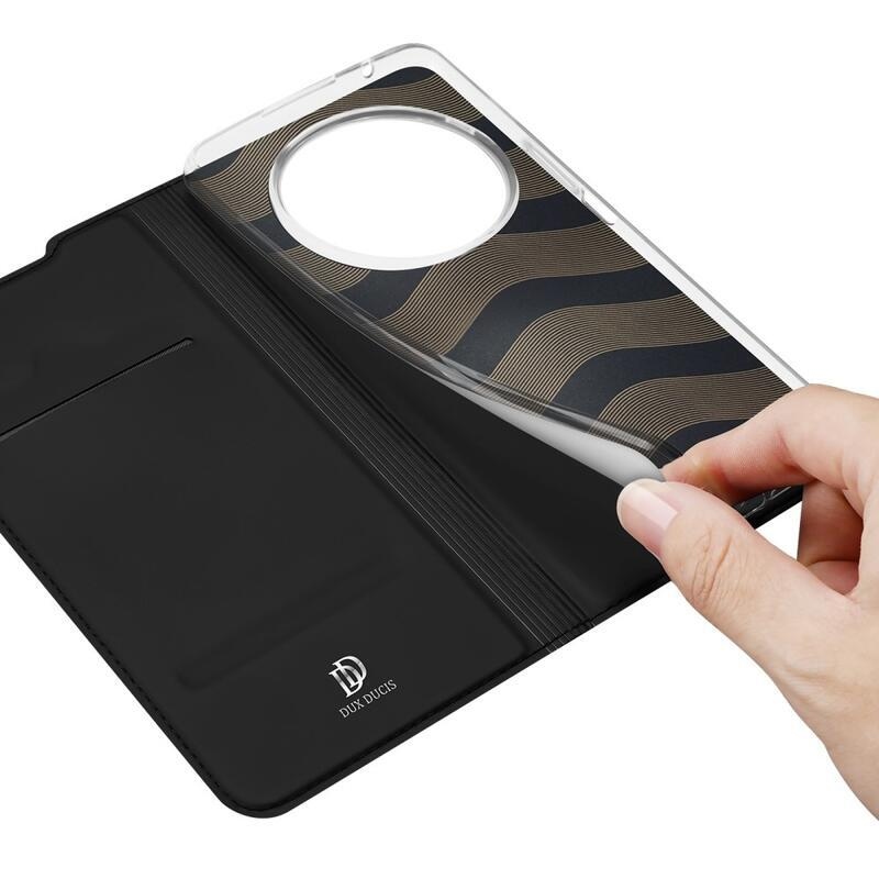 DUX PU kožené púzdro na mobil Honor Magic 4 Lite 5G - čierne