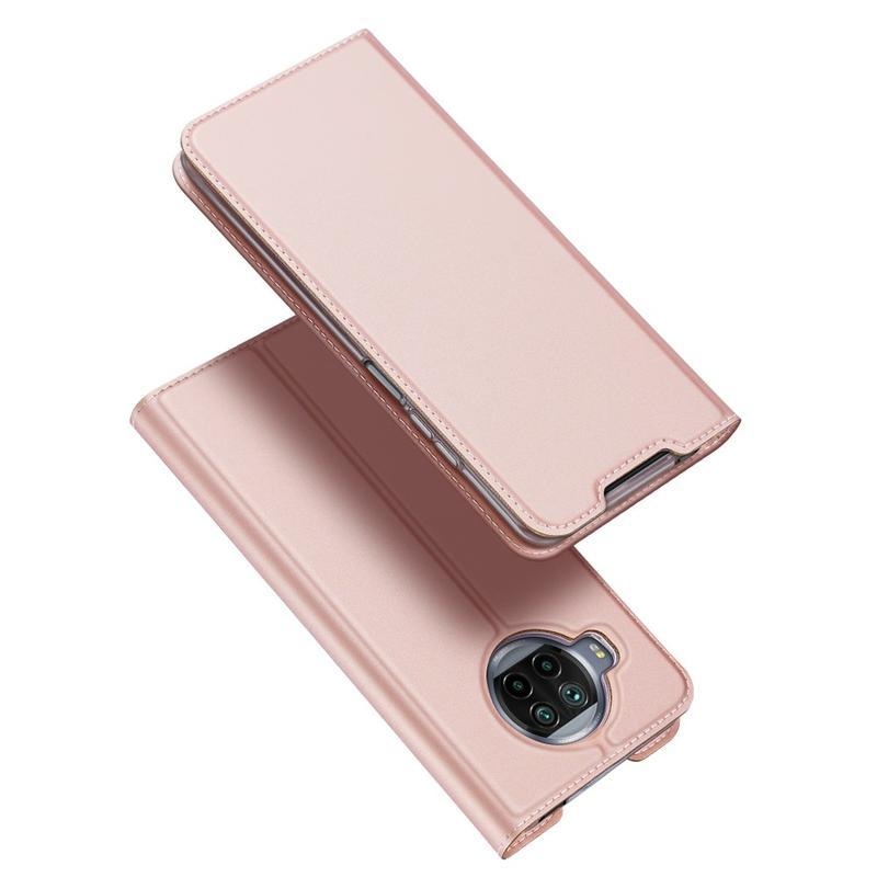 DUX PU kožené puzdro na mobil Xiaomi Mi 10T Lite 5G - růžovozlaté