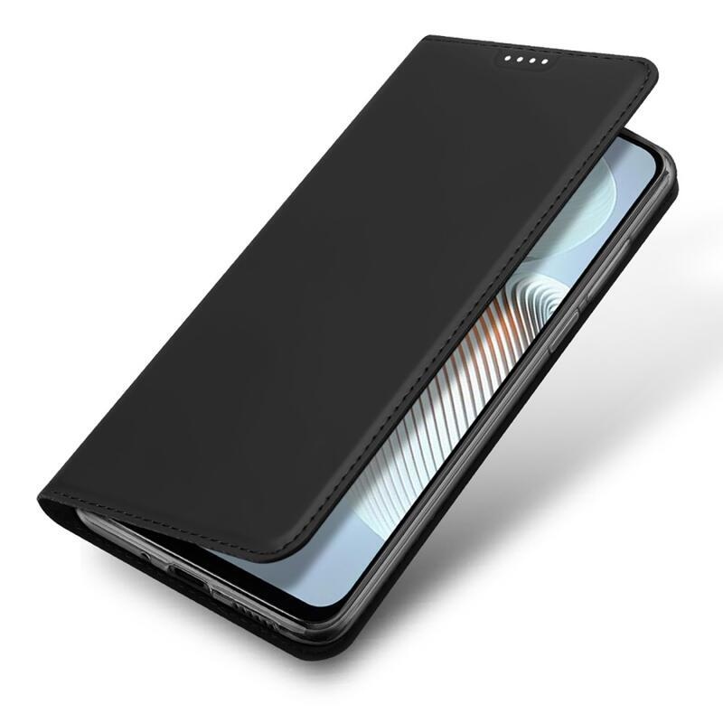DUX PU kožené púzdro na mobil Xiaomi Poco M4 5G - čierne
