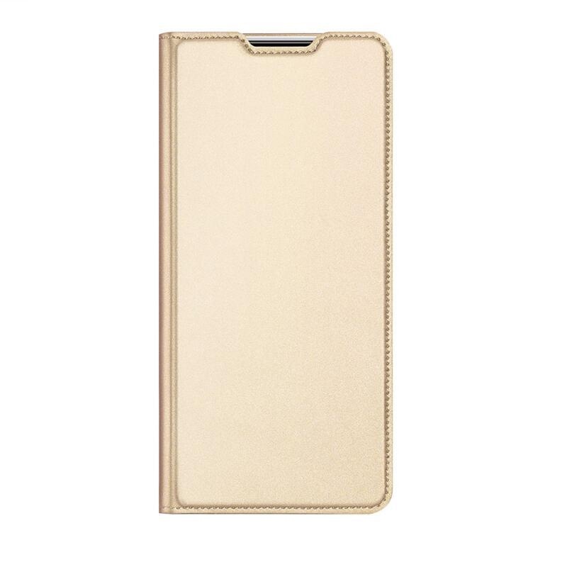 DUX PU kožené puzdro na mobil Xiaomi Redmi 10/Redmi 10 (2022) - zlaté