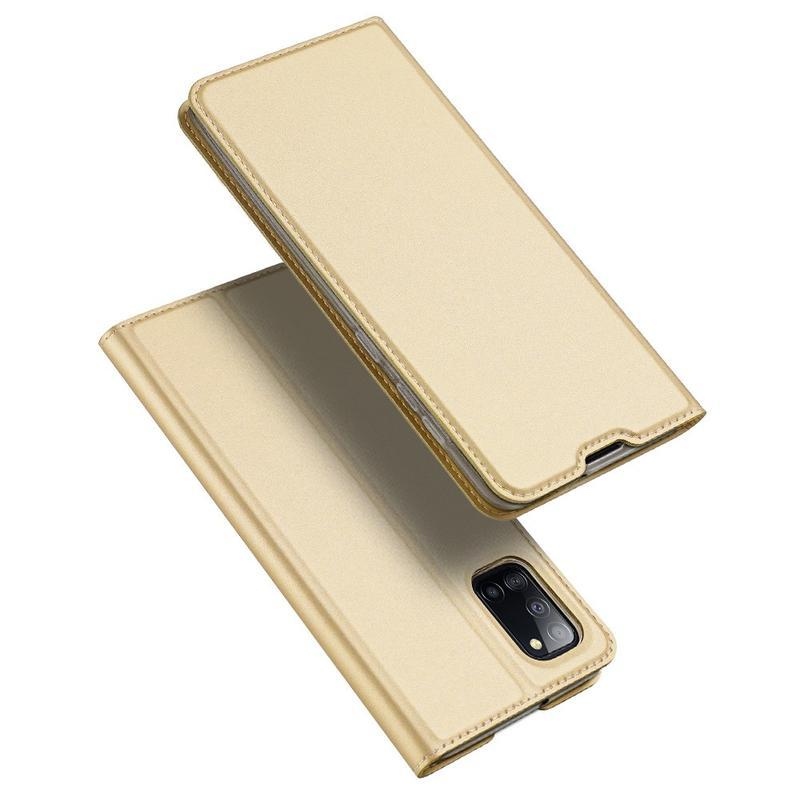 DUX PU kožené puzdro pre mobil Samsung Galaxy A31 - zlaté