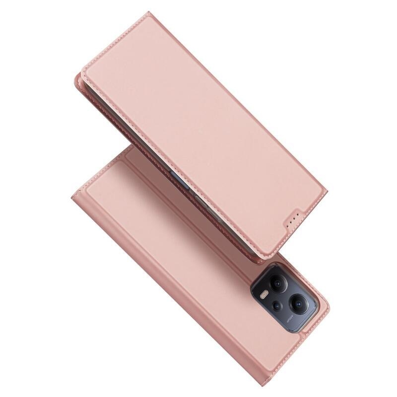 DUX štýlové púzdro na Xiaomi Redmi Note 12 5G/Poco X5 5G - ružovozlaté