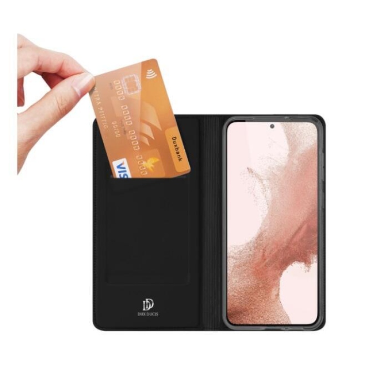 DUX zatváracie púzdro na mobil Samsung Galaxy S23 - čierne