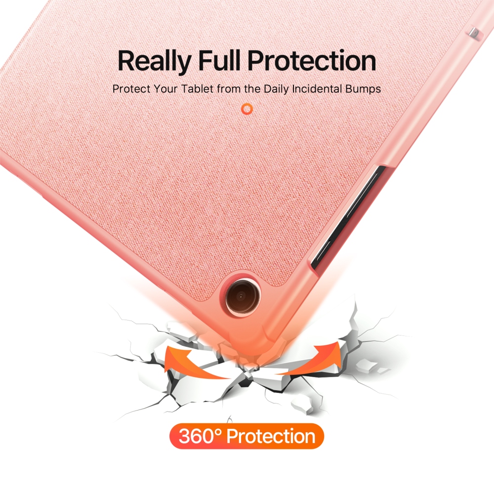 DUX zatváracie púzdro na tablet Samsung Galaxy Tab A11+/Tab A9+ - ružové