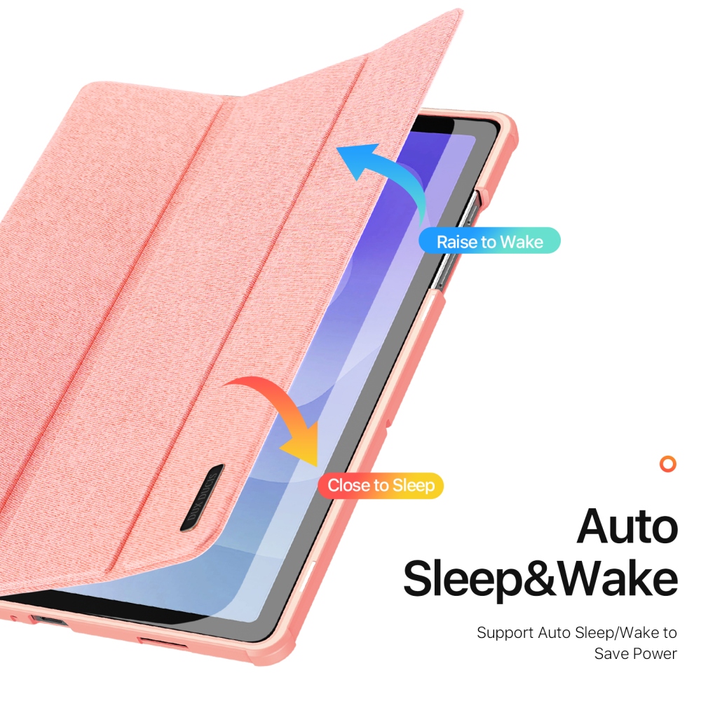DUX zatváracie púzdro na tablet Samsung Galaxy Tab A11+/Tab A9+ - ružové
