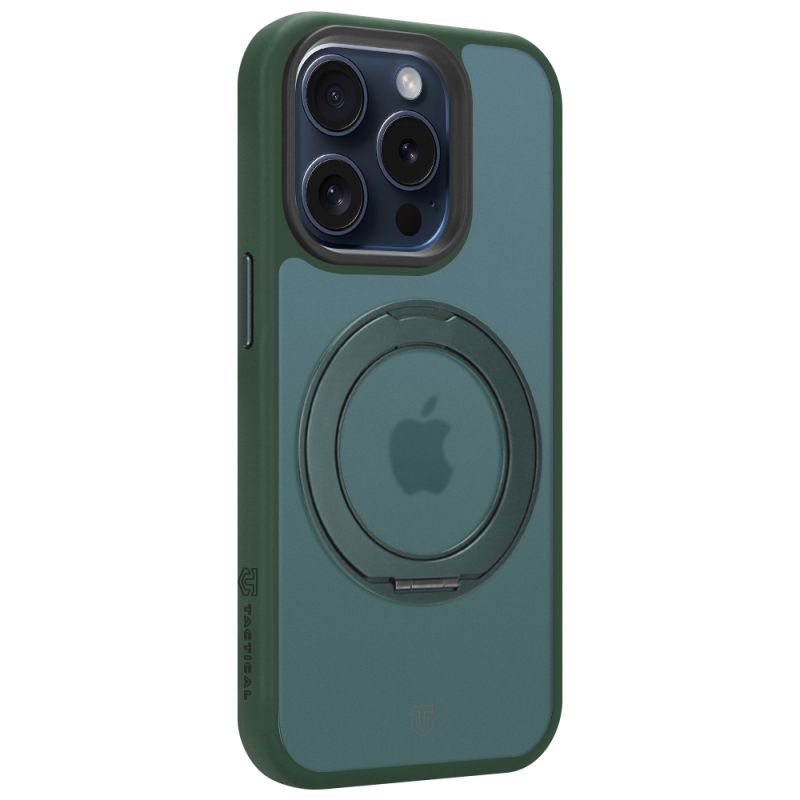 Tactical MagForce Hyperstand – puzdro pre Apple iPhone 15 Pro v farbe Forest Green