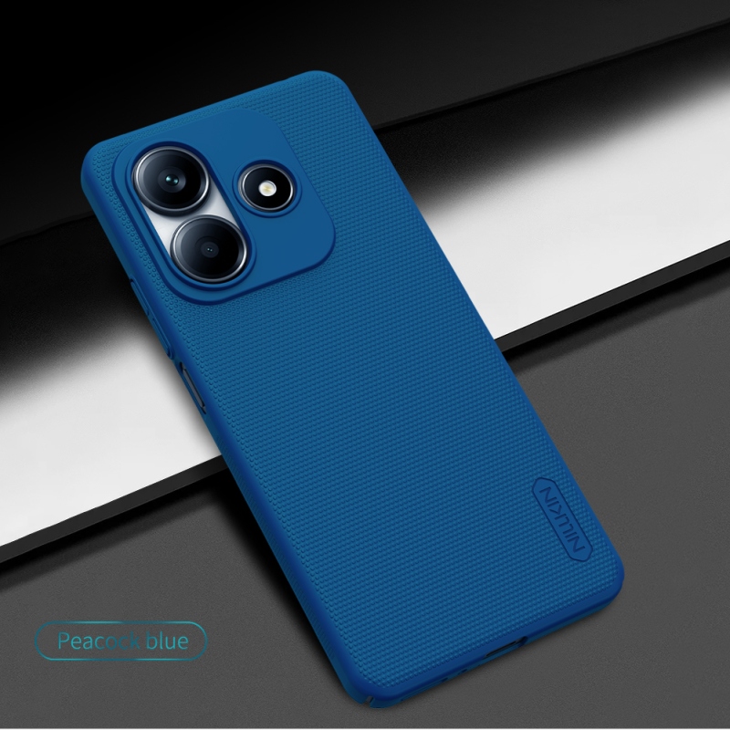 Nillkin Super Frosted Zadný Kryt pre Xiaomi Redmi Note 14 5G Peacock Blue