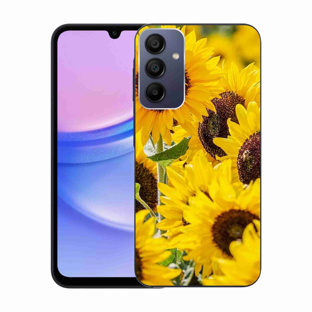 Gélový kryt mmCase na Samsung Galaxy A15 4G/5G - slnečnica