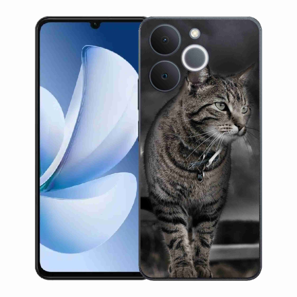 Gélový kryt mmCase na Realme Note 70T - mačka