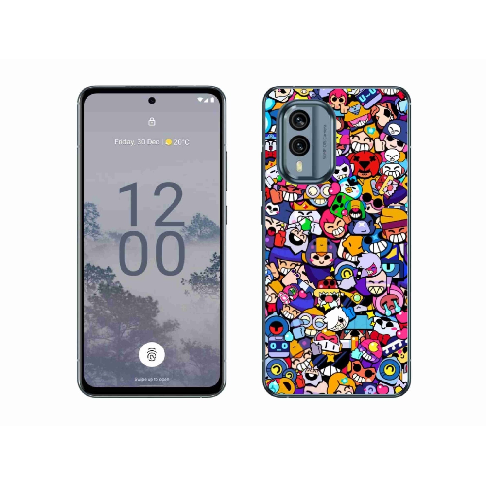 Gelový kryt mmCase na Nokia X30 5G - brawl stars 2