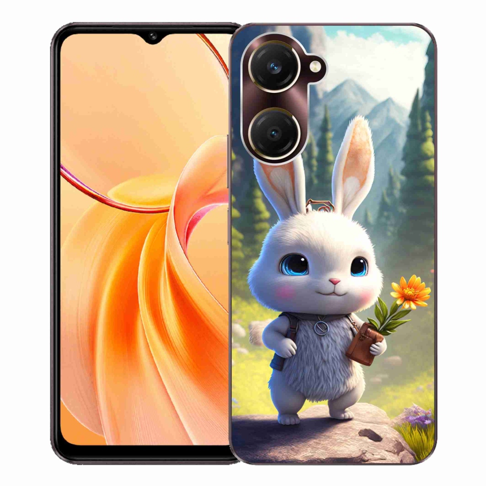 Gélový kryt mmCase na Vivo Y28s 5G - roztomilý zajačik